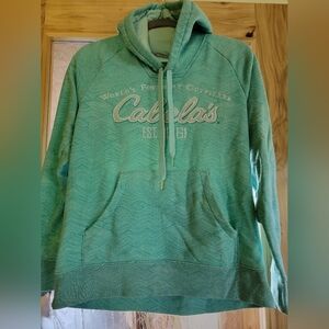 Cabela's Teal Pullover Hoodie